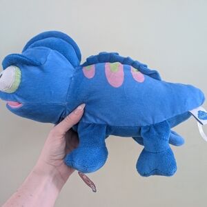 Blue Plush Nighttime Chameleon Toy